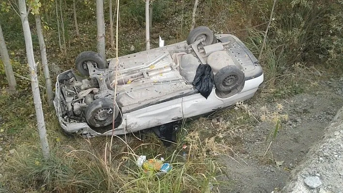 Otomobil takla attı: 3 Yaralı
