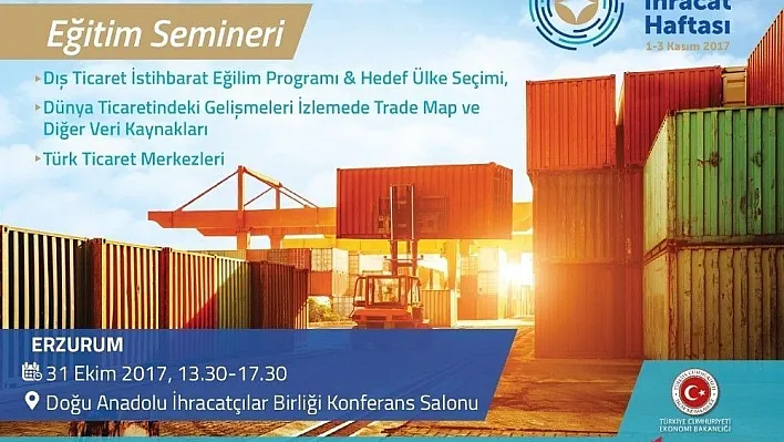 İhracat Haftası seminerleri
