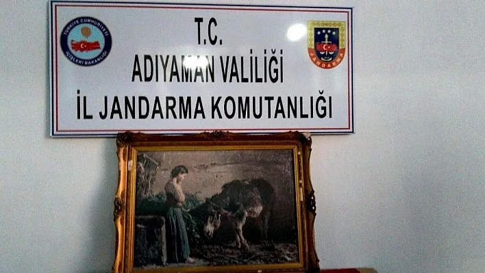 Adıyaman'da tablo ele geçirildi
