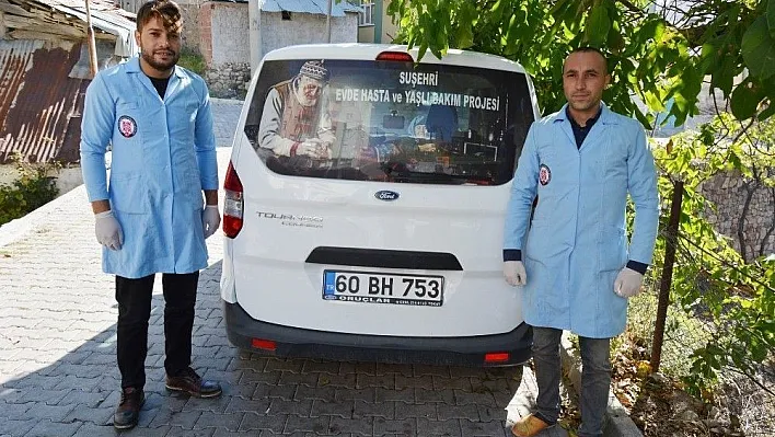 Suşehri'nde 24 kişiye evde bakım hizmeti veriliyor
