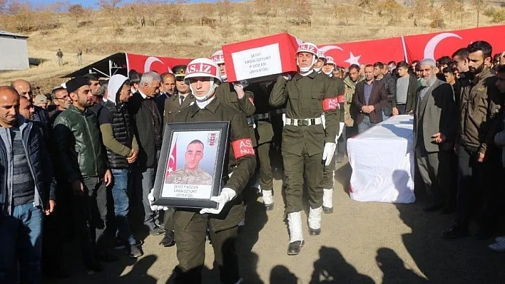 Bingöllü şehit son yolculuğuna uğurlandı
