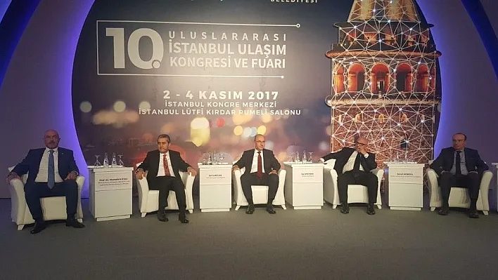 Ilıcalı, Uluslararası Ulaşım Kongresinin Moderatörlüğünü yaptı
