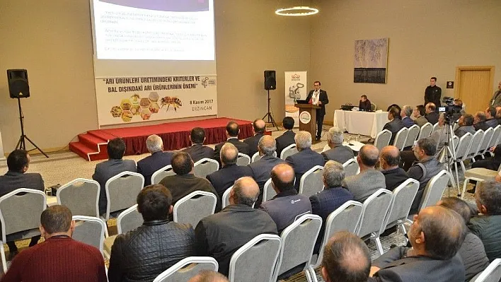 Erzincan da Arı Ürünleri Üretimindeki Kriterler ve Bal Dışındaki Arı Ürünlerinin Önemi' konulu sempozyum
