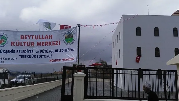 Pütürge'nin kültür merkezi hizmete girdi
