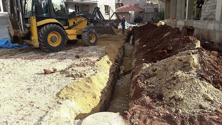 İmara yeni açılan yerler kanalizasyona kavuşuyor
