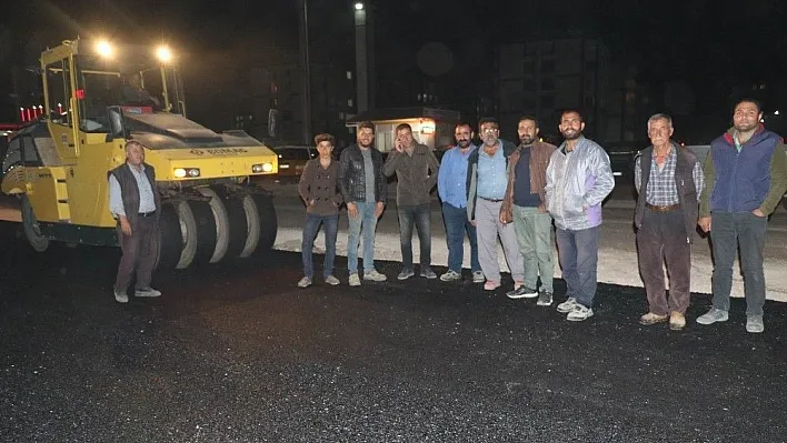 Hizmeti gören vatandaşlar sevinçten kutlama yaptı
