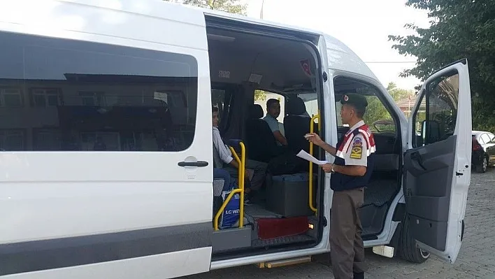 Elazığ'da servislere sıkı denetim