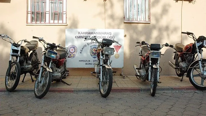 Polis 5 çalıntı motosikleti buldu
