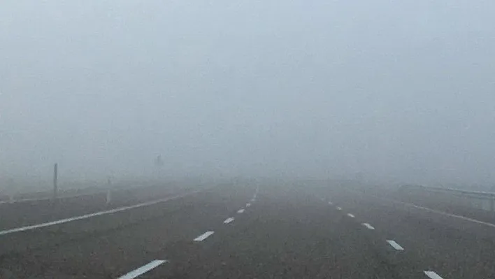 Adıyaman Şanlıurfa karayolunda yoğun sis
