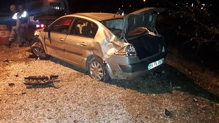 Trafik kazası 1 yaralı
