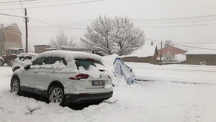 Bingöl'de kar yağışı etkili oldu
