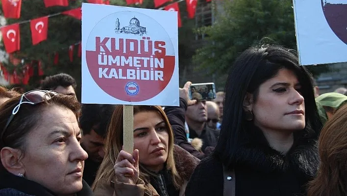 Elazığ'dan Trump'a Kudüs tepkisi