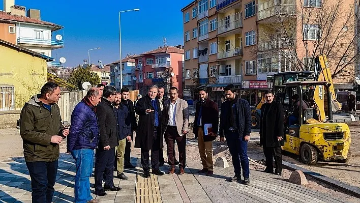 Başkan Çakır düzenleme çalışmalarını yerinde inceledi
