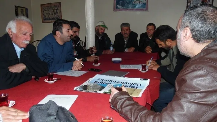 Tunceli'de sulama kooperatifi kurma çalışmaları
