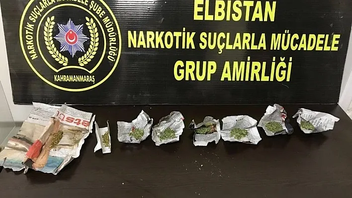 Elbistan'da uyuşturucu operasyonu
