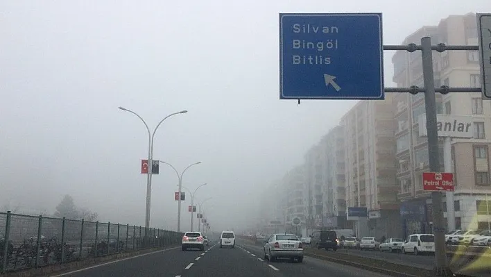 Diyarbakır'da sis etkili oldu
