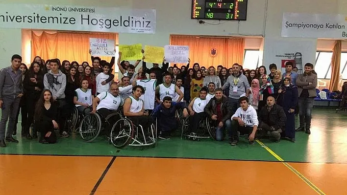 Doğanşehir Tekerlekli Sandalye Basketbol Takımı sahasında yenildi
