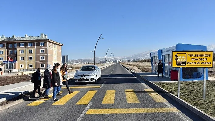 Erzurum Teknik Üniversitesi'nde Yaya Öncelikli Kampüs Uygulaması başladı
