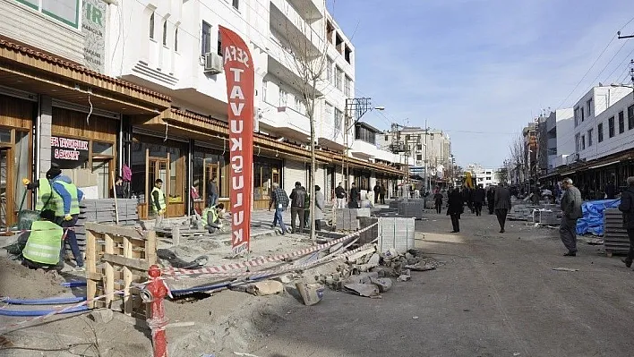Melik Ahmet Caddesi çalışmalarında sona yaklaşılıyor
