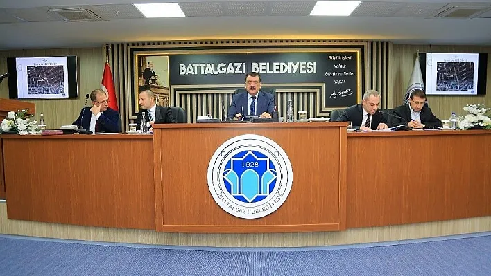 Battalgazi Belediye Meclisi yılın ilk meclis toplantısını yaptı
