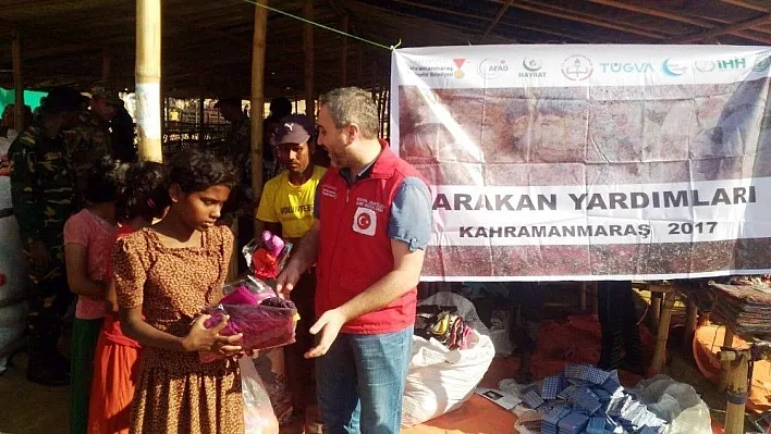 Kahramanmaraş'ın yardımları Arakan'a ulaştı
