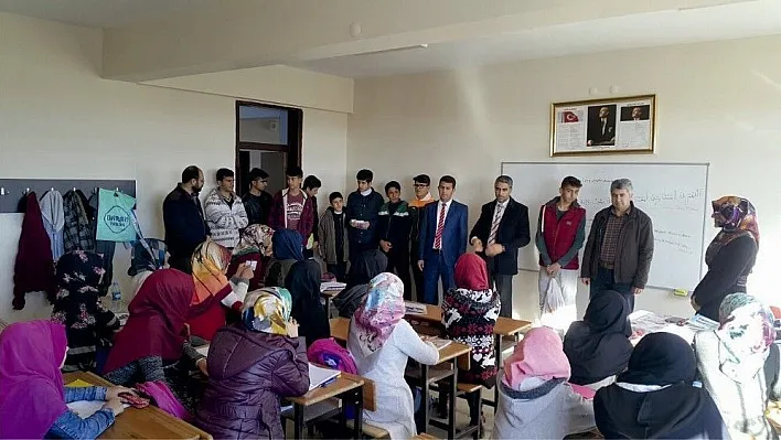 Kahta İmam Hatip Lisesi kardeş okuluyla bir araya geldi
