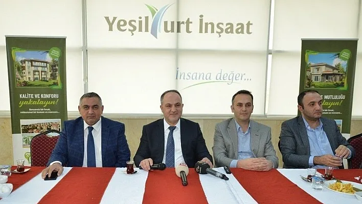 Yeşilyurt İnşaatın faaliyetleri ve hedefleri anlatıldı

