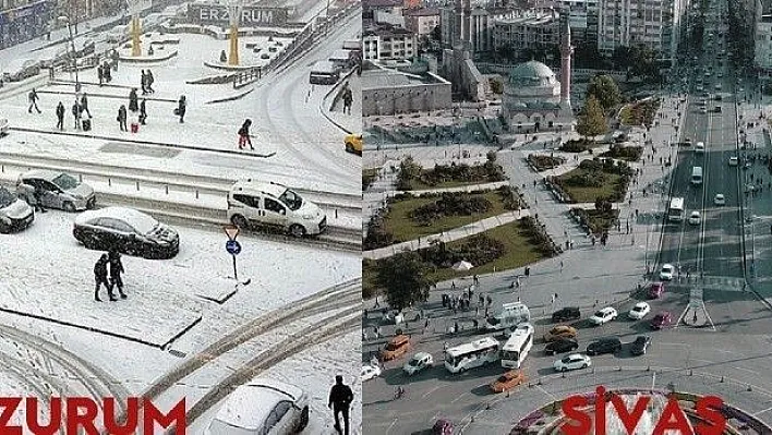 Kar yağmayan Sivas'tan, Erzurum'a çağrı
