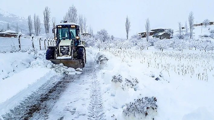 Malatya'da kapanan yollar ulaşıma açıldı
