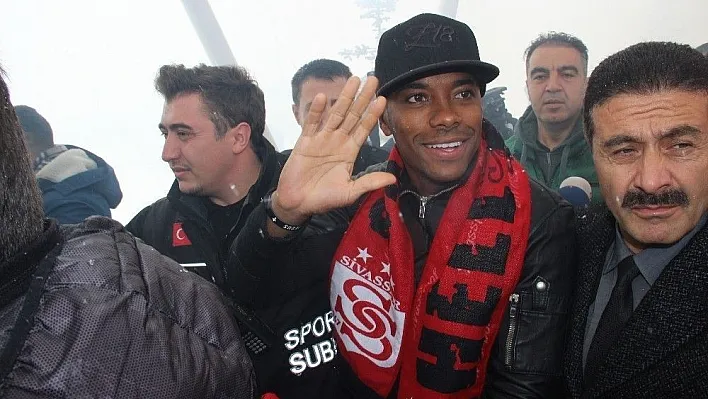 Robinho'ya Sivas'ta coşkulu karşılama
