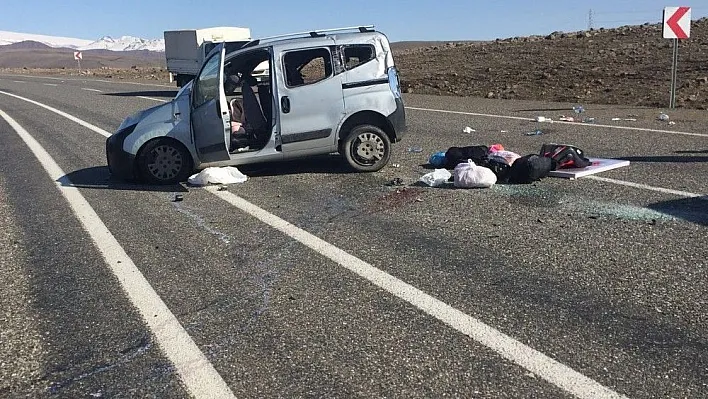 Bingöl'de trafik kazası: 8 yaralı