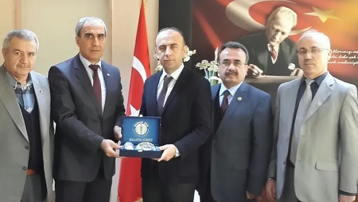Sağlık-Sen'den Başhekim Keleş'e 'hayırlı olsun' ziyareti
