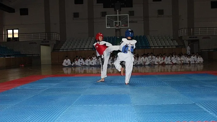 1. Dönem Teakwondo kuşak sınavı'nda 50 öğrenci ter döktü
