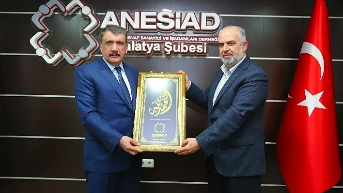 Başkan Gürkan'dan ANESİAD'a ziyaret
