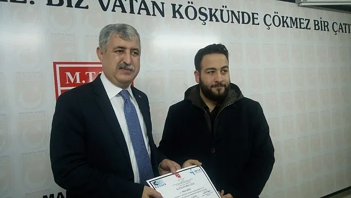 Girişimcilere sertifikaları verildi
