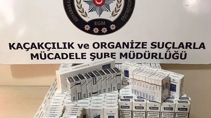 Durdurulan araçtan kaçak sigara ele geçirildi
