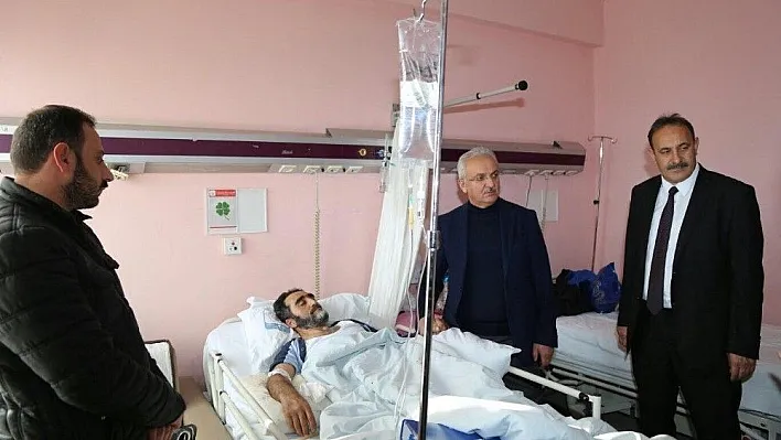 Başkan Başsoy' dan hastahane ziyareti
