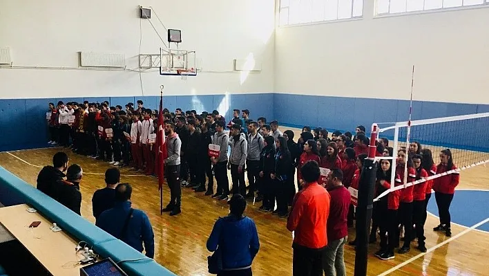 Erzurum'da voleybol heyecanı
