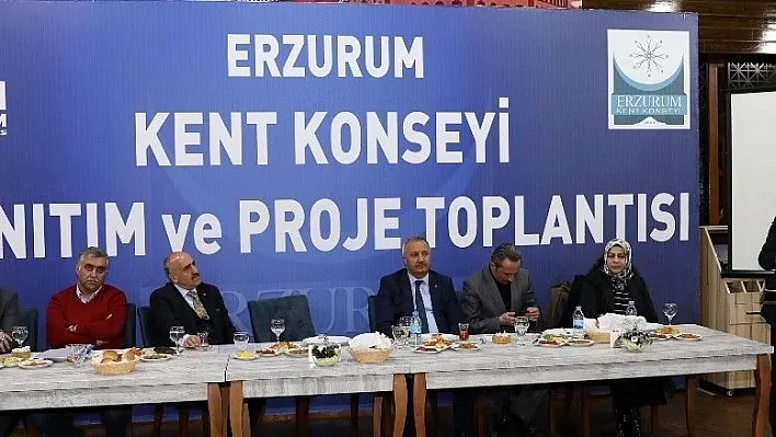 Erzurum Kent Konseyi'nden tanıtım ve proje toplantısı
