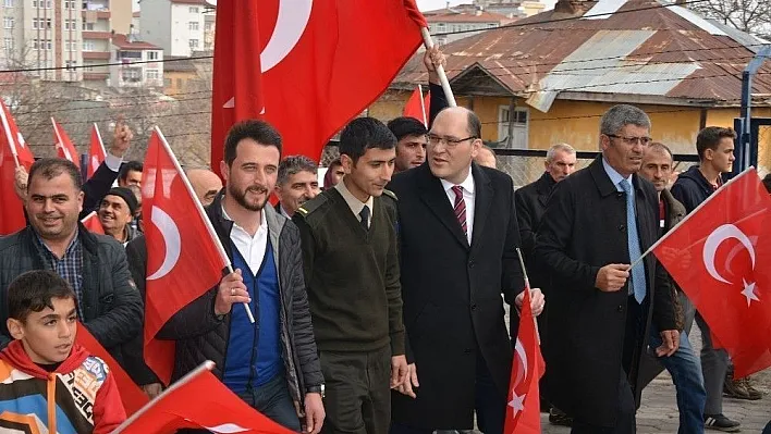 Sivas'ta Zeytin Dalı Harekatı'na destek yürüyüşü
