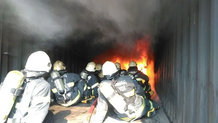 Büyükşehir'den Makedonyalı itfaiyecilere eğitim
