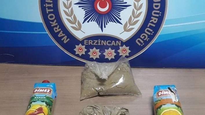 Zehir taciri Erzincan'da yakalandı
