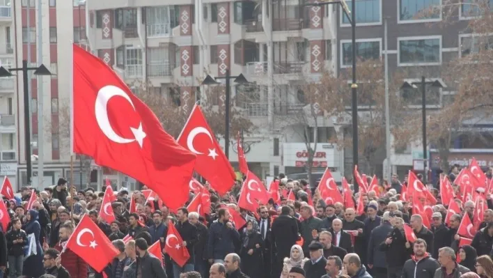 Sivas'ta Zeytin Dalı Harekatı'na destek yürüyüşü
