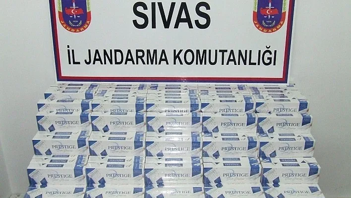 Sivas'ta kaçakçılık operasyonları
