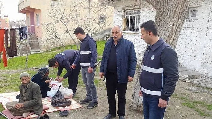 Silvan'da Suriyeli aileye zabıta desteği
