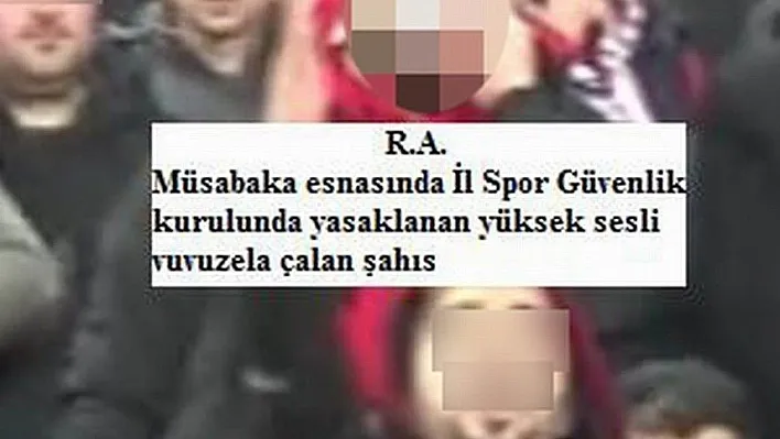 'Vuvuzela' çalan taraftarlara spor seyrinden men cezası
