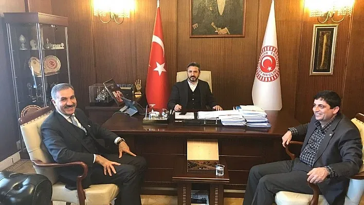 Başkan Aslan TBMM Başkanvekili Aydın ile bir araya geldi
