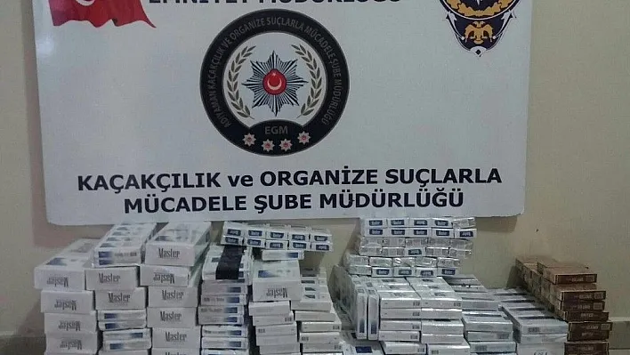 Adıyaman'da kaçak sigara ele geçirildi
