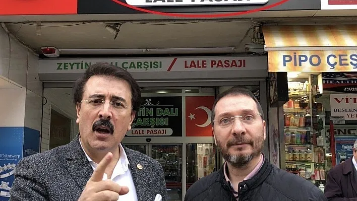 Milletvekili Aydemir esnafın tepkisine ortak oldu
