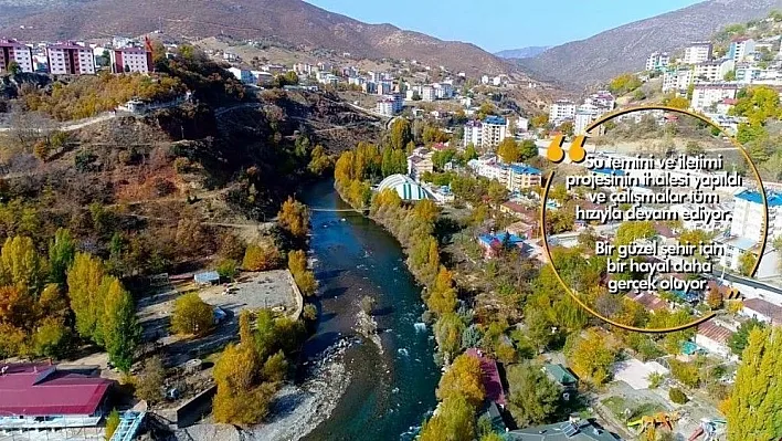 Tunceli'nin içme suyu Ovacık Gözeleri'nden gelecek
